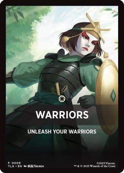 Warriors Theme Card Avatar: The Last Airbender Magic card