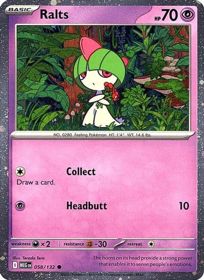 Ralts (Cosmos Holo) Miscellaneous Cards & Products Pokemon card