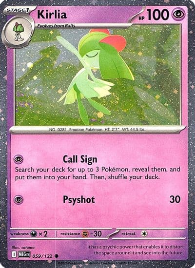 Kirlia (Cosmos Holo) Miscellaneous Cards & Products Pokemon card