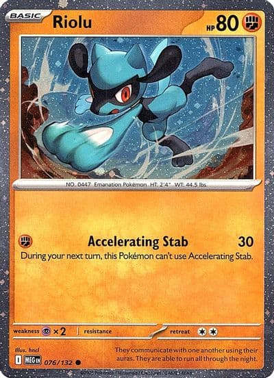 Riolu (Cosmos Holo) Miscellaneous Cards & Products Pokemon card