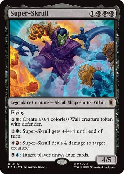 Super Skrull Marvel Super Heroes Magic card