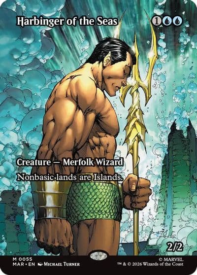 Harbinger of the Seas Borderless Marvel Universe Eternal-Legal Magic card