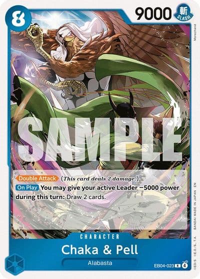 Chaka and Pell EB04 023 The Azure Sea's Seven One Piece card