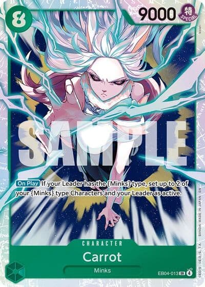 Carrot The Azure Sea's Seven One Piece card