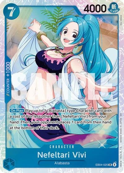 Nefeltari Vivi The Azure Sea's Seven One Piece card