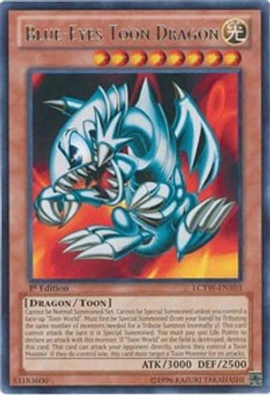Blue Eyes Toon Dragon Legendary Collection 3: Yugi's World Yu-Gi-Oh! card