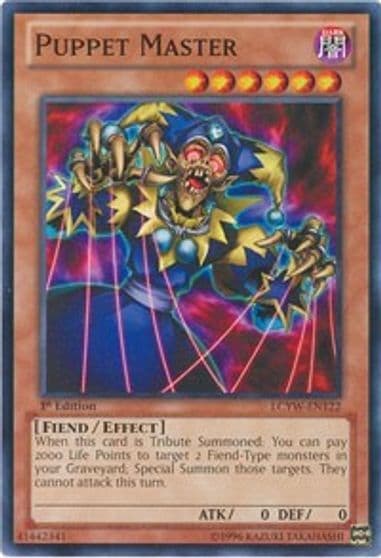 Puppet Master Legendary Collection 3: Yugi's World Yu-Gi-Oh! card