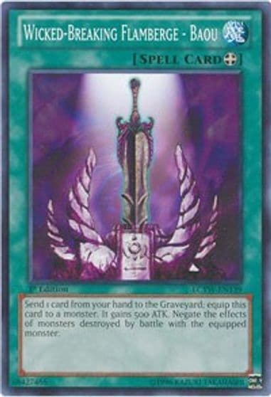 Wicked Breaking Flamberge Baou Legendary Collection 3: Yugi's World Yu-Gi-Oh! card