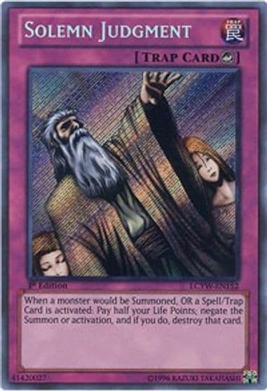 Solemn Judgment Legendary Collection 3: Yugi's World Yu-Gi-Oh! card