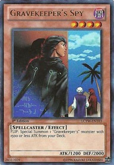 Gravekeepers Spy Legendary Collection 3: Yugi's World Yu-Gi-Oh! card
