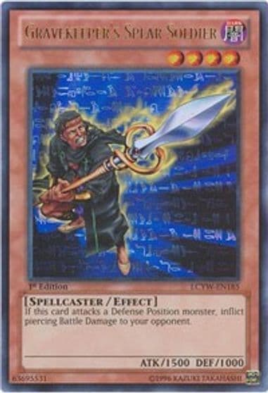 Gravekeepers Spear Soldier Legendary Collection 3: Yugi's World Yu-Gi-Oh! card