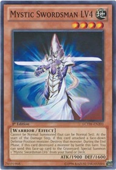 Mystic Swordsman LV4 Legendary Collection 3: Yugi's World Yu-Gi-Oh! card