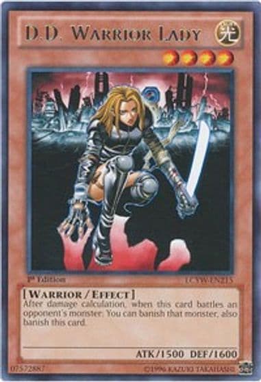 DD Warrior Lady Legendary Collection 3: Yugi's World Yu-Gi-Oh! card