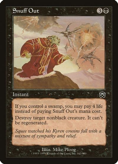 Snuff Out Mercadian Masques Magic card