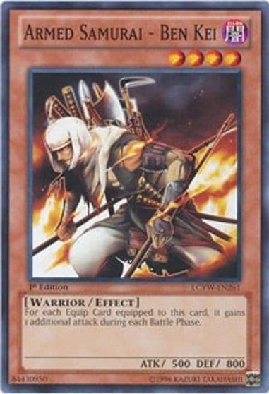 Armed Samurai Ben Kei Legendary Collection 3: Yugi's World Yu-Gi-Oh! card