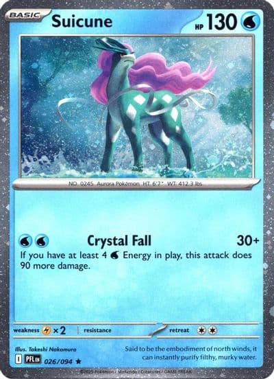 Suicune (Cosmos Holo) Miscellaneous Cards & Products Pokemon card