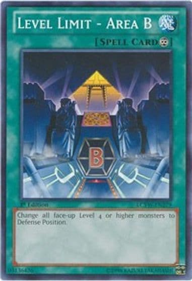 Level Limit Area B Legendary Collection 3: Yugi's World Yu-Gi-Oh! card