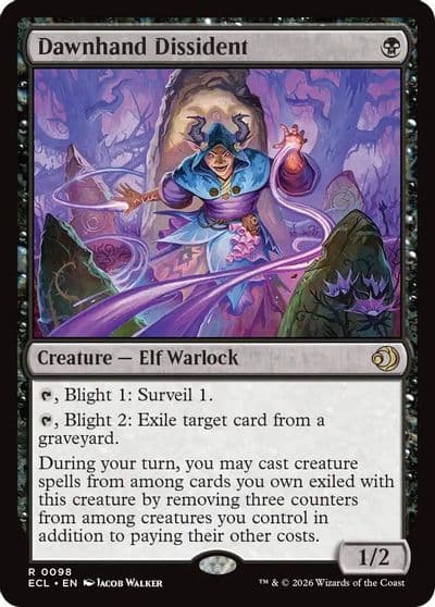 Dawnhand Dissident Lorwyn Eclipsed Magic card
