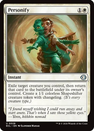 Personify Lorwyn Eclipsed Magic card