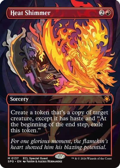 Heat Shimmer Borderless Special Guests Magic card