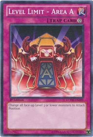 Level Limit Area A Legendary Collection 3: Yugi's World Yu-Gi-Oh! card