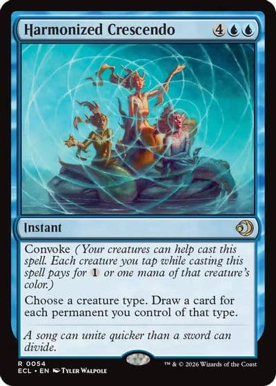 Harmonized Crescendo Lorwyn Eclipsed Magic card