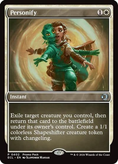 Personify Promo Pack: Lorwyn Eclipsed Magic card