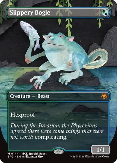 Slippery Bogle Borderless Special Guests Magic card