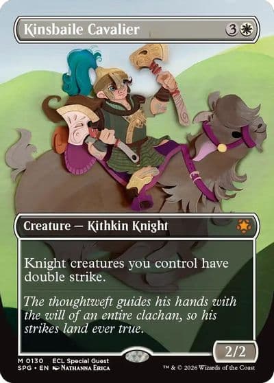Kinsbaile Cavalier Borderless Special Guests Magic card