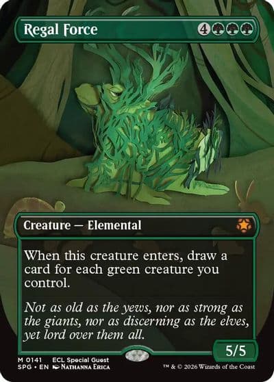 Regal Force Borderless Special Guests Magic card