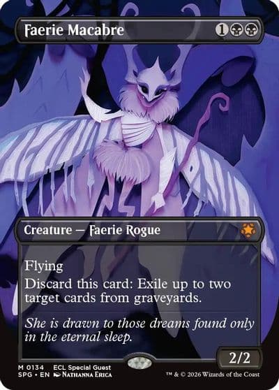 Faerie Macabre Borderless Special Guests Magic card