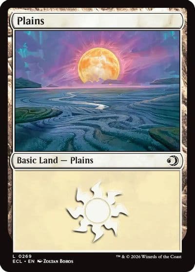 Plains 0269 Lorwyn Eclipsed Magic card