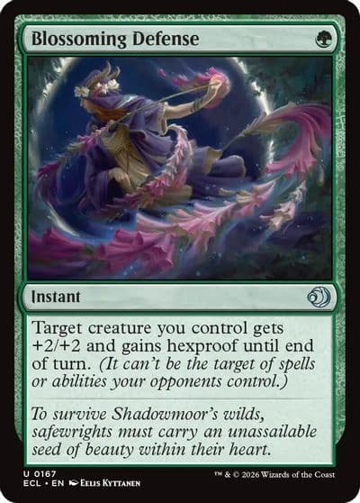 Blossoming Defense Lorwyn Eclipsed Magic card