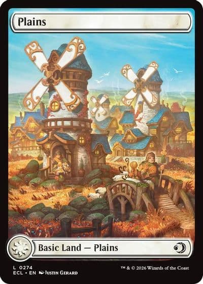 Plains 0274 Lorwyn Eclipsed Magic card