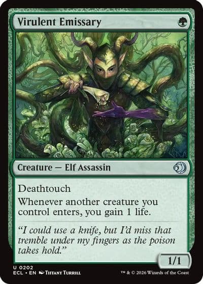 Virulent Emissary Lorwyn Eclipsed Magic card