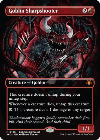 Goblin Sharpshooter Borderless Special Guests Magic card