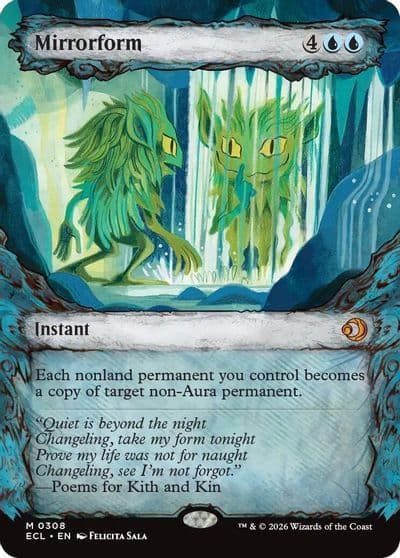 Mirrorform Showcase Lorwyn Eclipsed Magic card