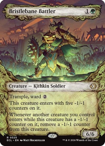 Bristlebane Battler Showcase Lorwyn Eclipsed Magic card