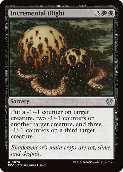 Incremental Blight Commander: Lorwyn Eclipsed Magic card