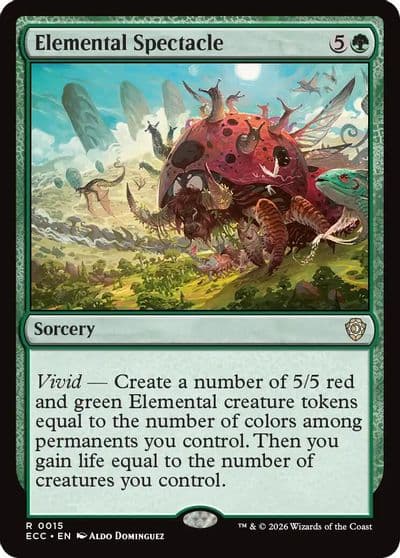 Elemental Spectacle Commander: Lorwyn Eclipsed Magic card