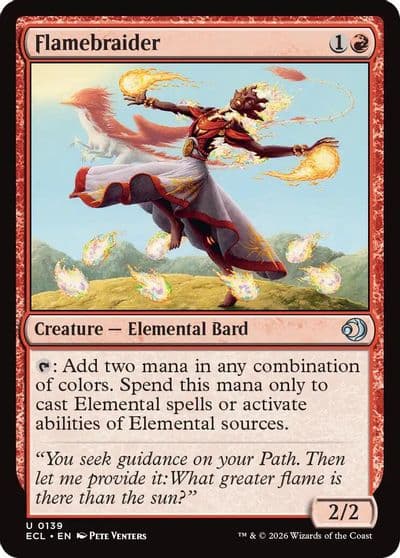 Flamebraider Lorwyn Eclipsed Magic card