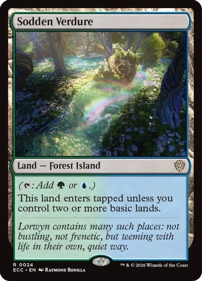 Sodden Verdure Commander: Lorwyn Eclipsed Magic card