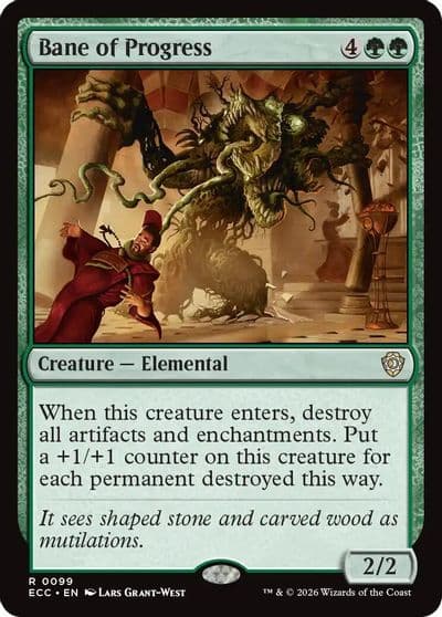 Bane of Progress Commander: Lorwyn Eclipsed Magic card