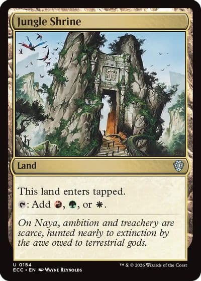 Jungle Shrine Commander: Lorwyn Eclipsed Magic card