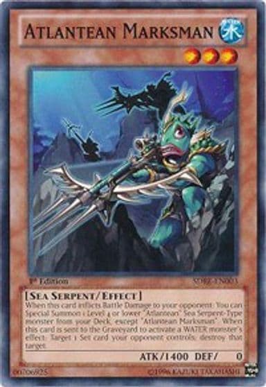 Atlantean Marksman Structure Deck: Realm of the Sea Emperor Yu-Gi-Oh! card