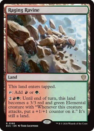 Raging Ravine Commander: Lorwyn Eclipsed Magic card