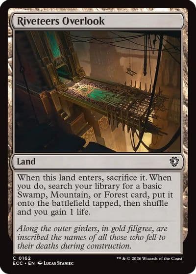 Riveteers Overlook Commander: Lorwyn Eclipsed Magic card