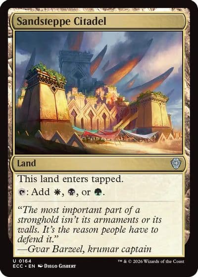 Sandsteppe Citadel Commander: Lorwyn Eclipsed Magic card