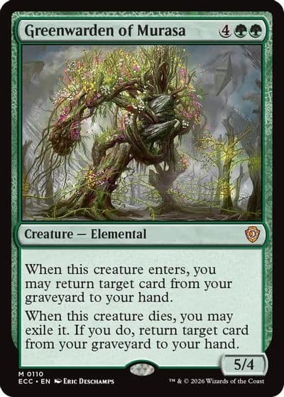Greenwarden of Murasa Commander: Lorwyn Eclipsed Magic card