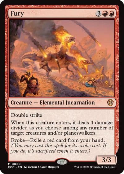 Fury Commander: Lorwyn Eclipsed Magic card
